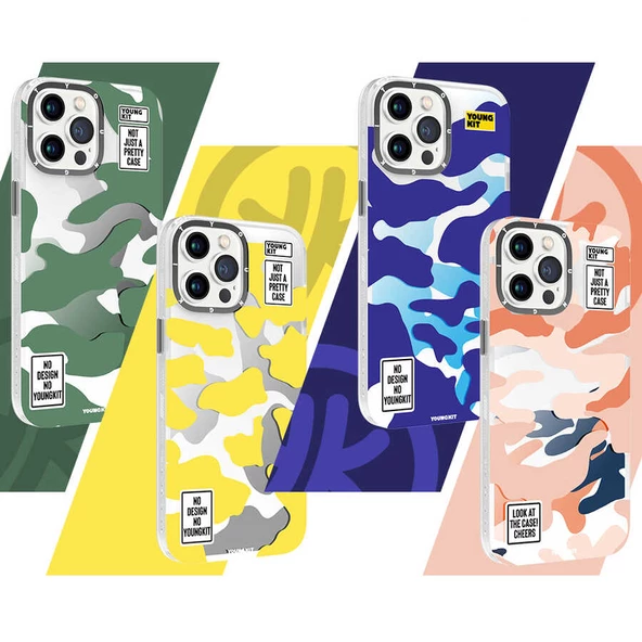 Youngkit Apple iPhone 13 Pro Kılıf YoungKit Kamuflaj Serisi Kapak - 9