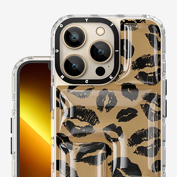 Youngkit Apple iPhone 13 Pro Kılıf YoungKit Leopard Article Serisi Kapak - Resim 12