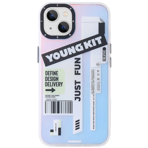 Youngkit Apple iPhone 13 Kılıf YoungKit Fashion Culture Time Serisi Kapak