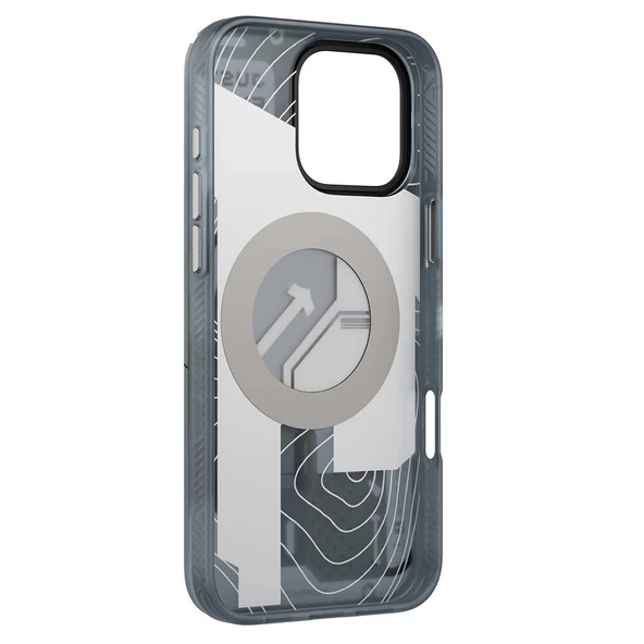 Youngkit Apple iPhone 16 Pro Kılıf Magsafe Şarj Özellikli Youngkit 360° Standlı Starship Serisi Kapak - Resim 9