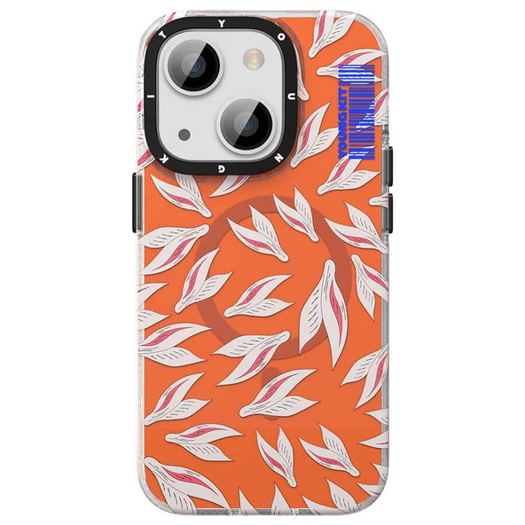Youngkit Apple iPhone 14 Plus Kılıf Magsafe Şarj Özellikli Youngkit Play Rabbit Serisi Kapak - Resim 2