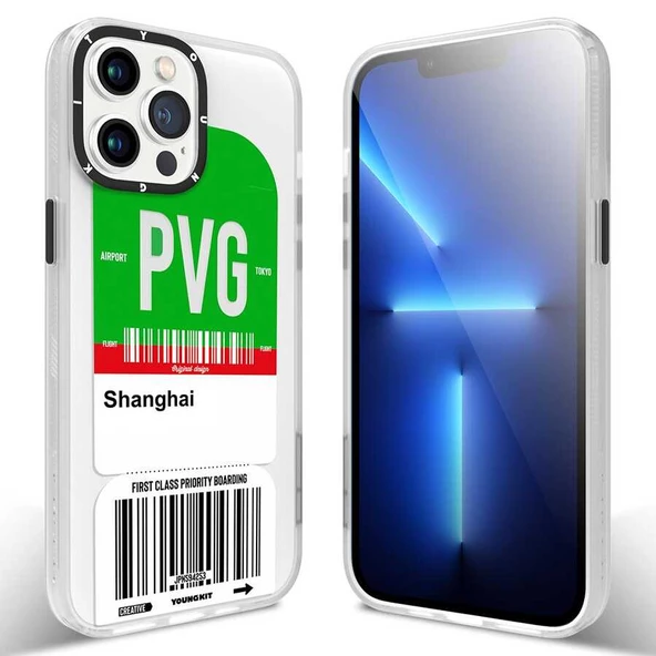 Youngkit Apple iPhone 13 Pro Kılıf YoungKit Any Time Trip Serisi Kapak - 12