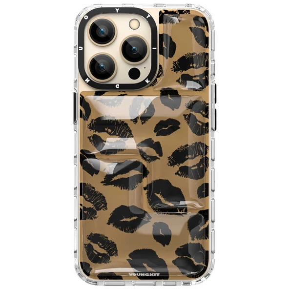 Youngkit Apple iPhone 13 Pro Kılıf YoungKit Leopard Article Serisi Kapak - Resim 2