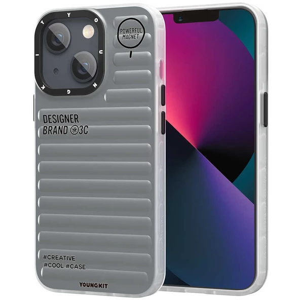 Youngkit Apple iPhone 13 Kılıf YoungKit Plain Coloured Serisi Kapak - Resim 12