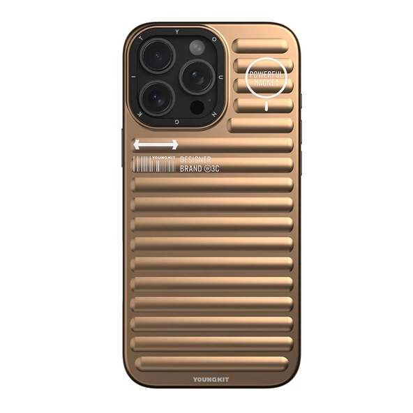 Youngkit Apple iPhone 16 Pro Magsafe Şarj Özellikli Kılıf Mat Renkli Tasarım Youngkit Original Serisi Kapak - Resim 7