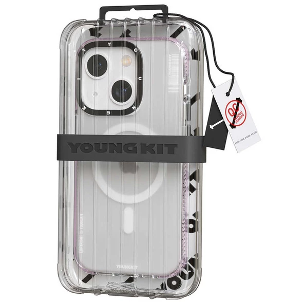 Youngkit Apple iPhone 14 Kılıf Magsafe Şarj Özellikli Youngkit Jane Sand Serisi Kapak - Resim 7