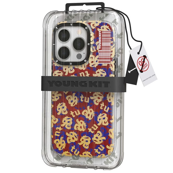 Youngkit Apple iPhone 14 Pro Max Kılıf Magsafe Şarj Özellikli Youngkit Play Rabbit Serisi Kapak - Resim 7