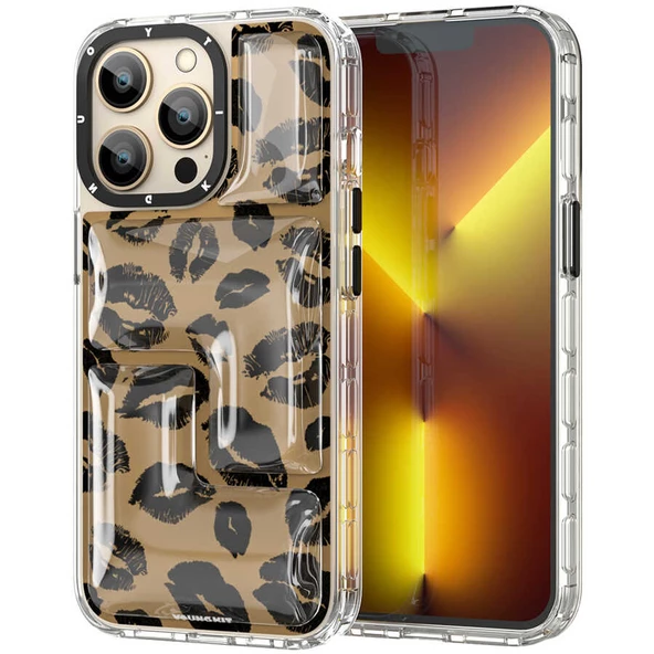 Youngkit Apple iPhone 13 Pro Max Kılıf YoungKit Leopard Article Serisi Kapak