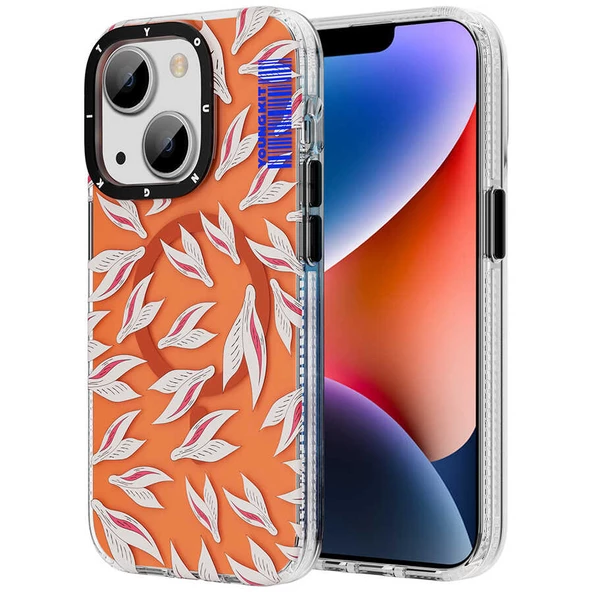 Youngkit Apple iPhone 14 Plus Kılıf Magsafe Şarj Özellikli Youngkit Play Rabbit Serisi Kapak - Resim 9