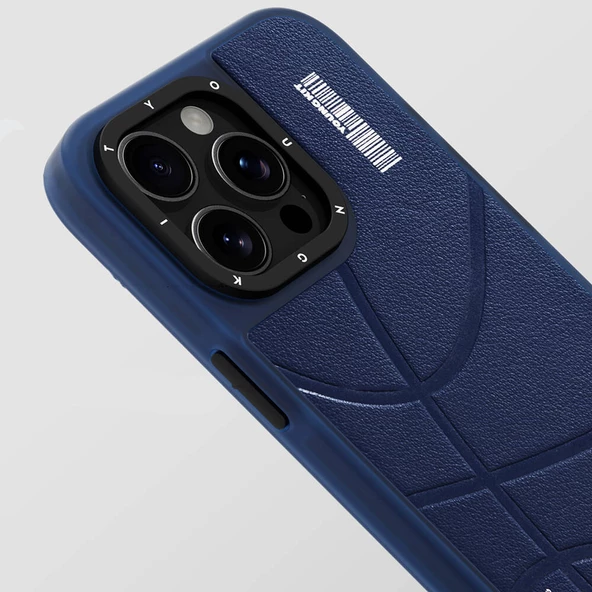 Youngkit Apple iPhone 15 Pro Max Kılıf Magsafe Şarj Özellikli Youngkit Backboard Serisi Leather Kapak - Resim 11