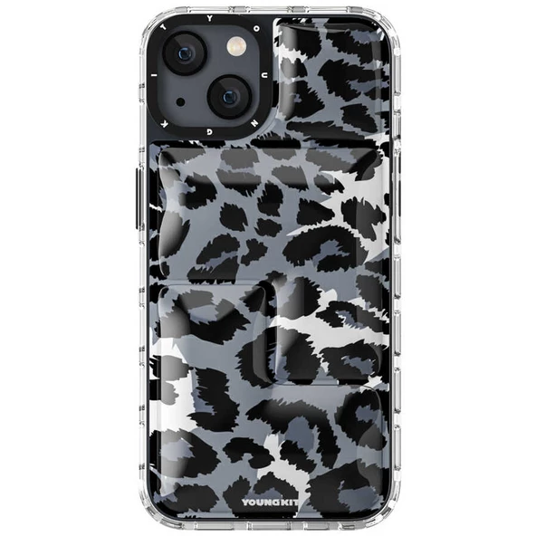 Youngkit Apple iPhone 13 Kılıf YoungKit Leopard Article Serisi Kapak - Resim 2