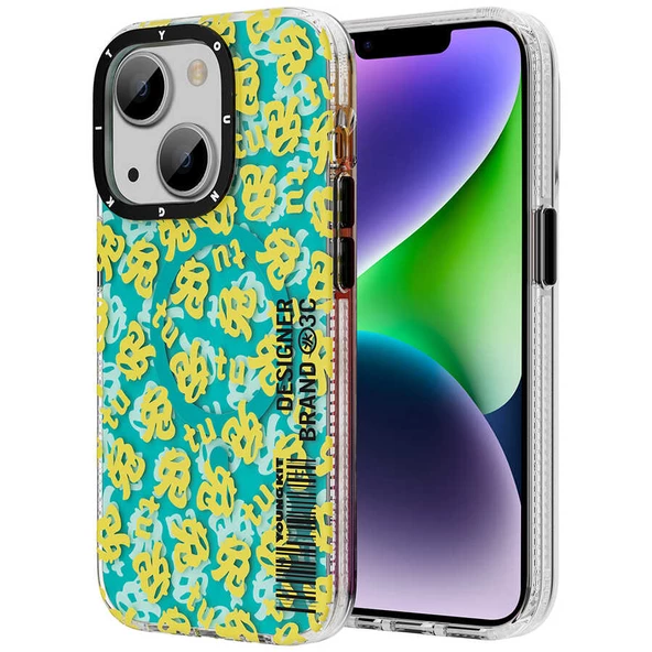 Youngkit Apple iPhone 14 Plus Kılıf Magsafe Şarj Özellikli Youngkit Play Rabbit Serisi Kapak - Resim 8