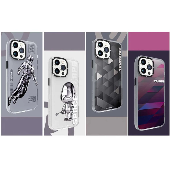 Youngkit Apple iPhone 13 Pro Max Kılıf YoungKit Klasik Serisi Kapak - 3