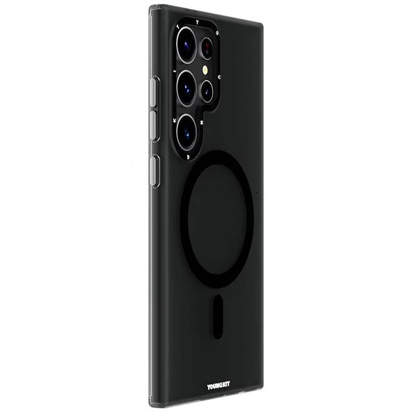 Youngkit Galaxy S24 Ultra Kılıf Magsafe Şarj Özellikli Youngkit Hidden Sand Serisi Kapak - Resim 3