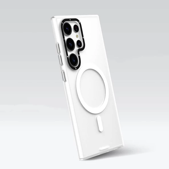 Youngkit Galaxy S24 Ultra Kılıf Magsafe Şarj Özellikli Youngkit Hidden Sand Serisi Kapak - Resim 7