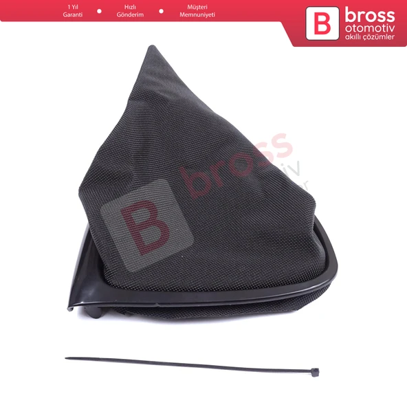 Renault Clio MK4 BH KH 2012-2020 969350337R için Siyah Çerçeveli Vites Körüğü - 4