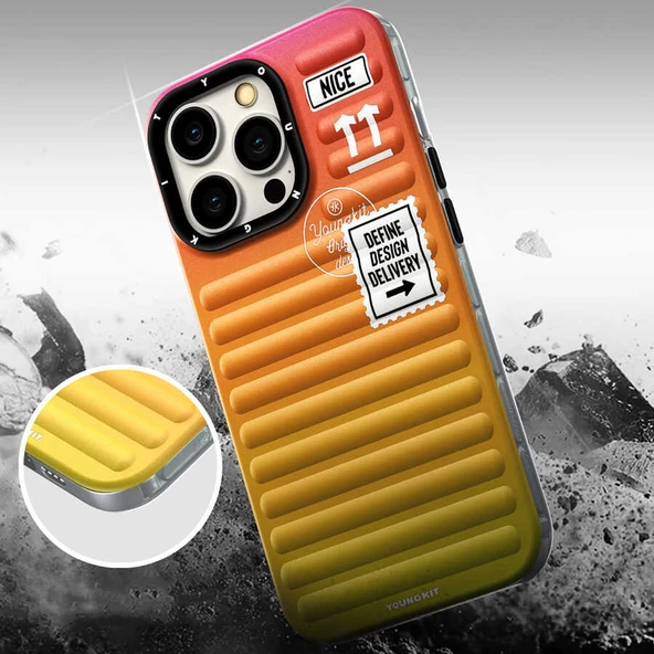 Youngkit Apple iPhone 14 Pro Kılıf YoungKit The Secret Color Serisi Kapak - 9