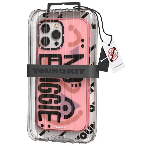 Youngkit Apple iPhone 14 Pro Max Kılıf Mutlu Mod Figürlü YoungKit Happy Mood Serisi Kapak - 4