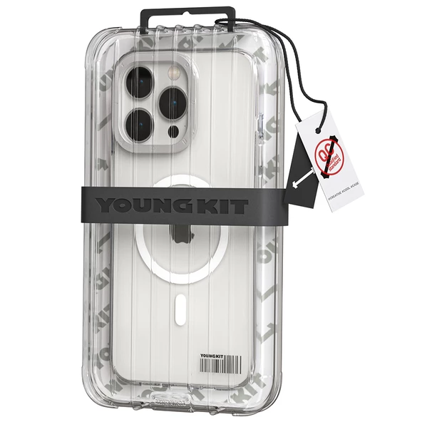 Youngkit Apple iPhone 13 Pro Max Kılıf Magsafe Şarj Özellikli Youngkit Coloured Glaze Serisi Kapak - Resim 2