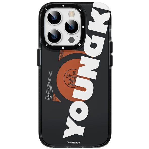 Youngkit Apple iPhone 14 Pro Max Kılıf Magsafe Şarj Özellikli Youngkit Binfen Serisi Yazı Temalı Kapak - Resim 2