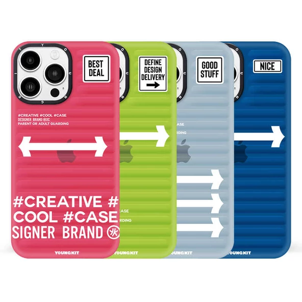 Youngkit Apple iPhone 14 Pro Kılıf YoungKit Luggage FireFly Serisi Kapak - Resim 2