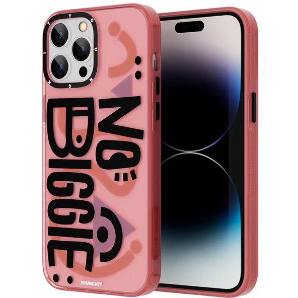 Youngkit Apple iPhone 14 Pro Max Kılıf Mutlu Mod Figürlü YoungKit Happy Mood Serisi Kapak - 9