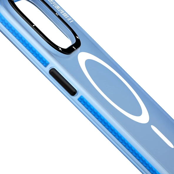 Youngkit Apple iPhone 14 Pro Max Kılıf Magsafe Şarj Özellikli Youngkit Colored Sand Serisi Kapak - Resim 7