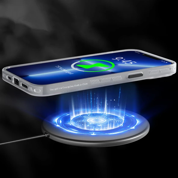 Youngkit Apple iPhone 12 Pro Max Kılıf Magsafe Şarj Özellikli YoungKit Metaverse Serisi Kapak - Resim 5