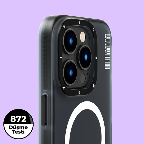 Youngkit Apple iPhone 14 Pro Kılıf Magsafe Şarj Özellikli Youngkit Colored Sand Serisi Kapak - Resim 8