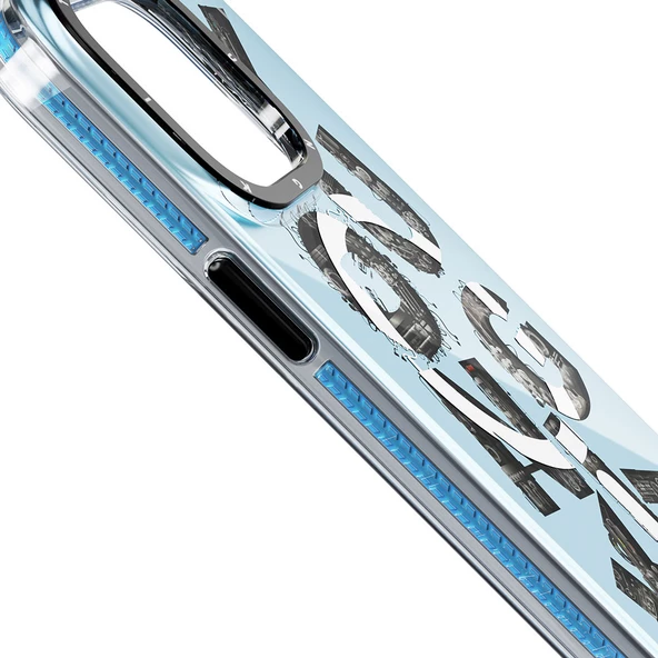 Youngkit Apple iPhone 14 Pro Kılıf Magsafe Şarj Özellikli Yazı Temalı YoungKit Mechanic Serisi Kapak - Resim 4