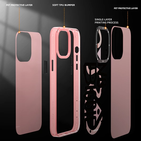 Youngkit Apple iPhone 14 Pro Max Kılıf Mutlu Mod Figürlü YoungKit Happy Mood Serisi Kapak - 7