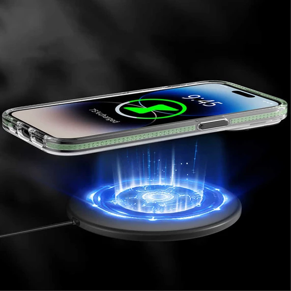 Youngkit Apple iPhone 14 Plus Kılıf Magsafe Şarj Özellikli YoungKit Kamuflaj Serisi Kapak - Resim 5