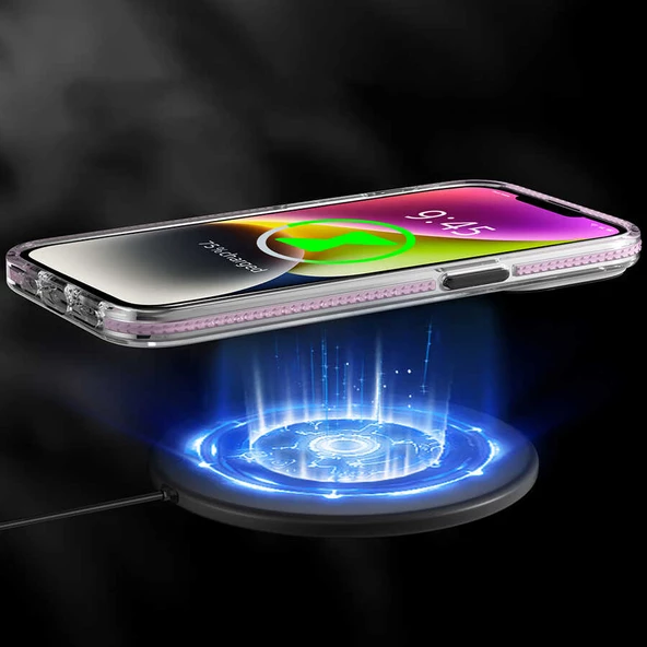 Youngkit Apple iPhone 14 Plus Kılıf Magsafe Şarj Özellikli YoungKit Exquisite Serisi Kapak - Resim 6