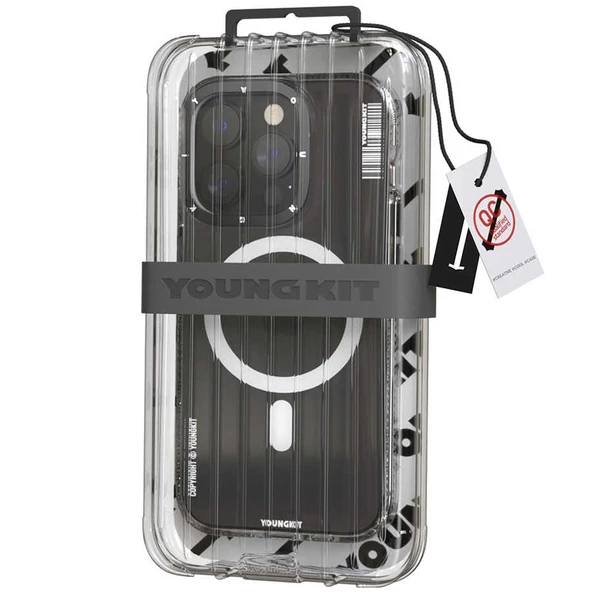 Youngkit Apple iPhone 14 Pro Max Kılıf Magsafe Şarj Özellikli YoungKit Exquisite Serisi Kapak - Resim 6