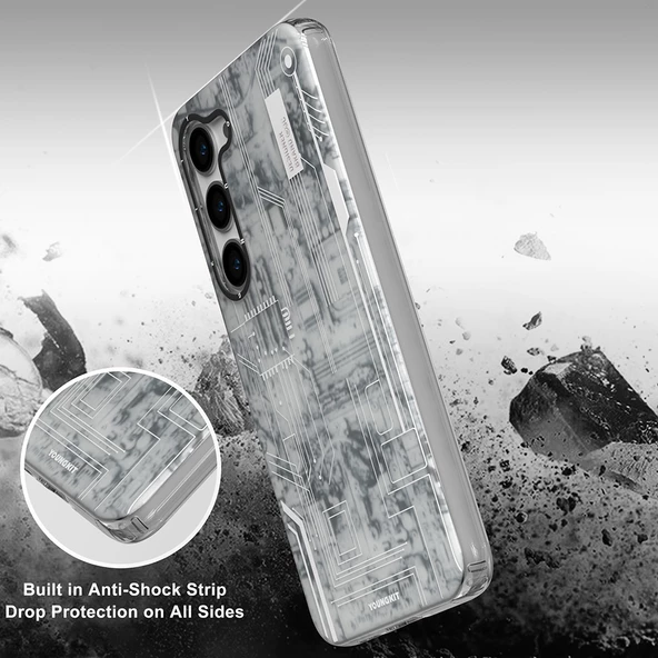 Youngkit Galaxy S23 Plus Kılıf YoungKit Technology Serisi Kapak - 8