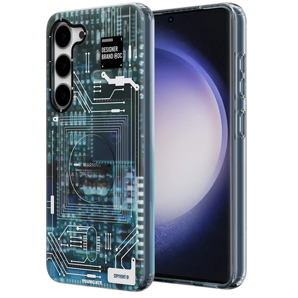 Youngkit Galaxy S23 Plus Kılıf YoungKit Technology Serisi Kapak - 12