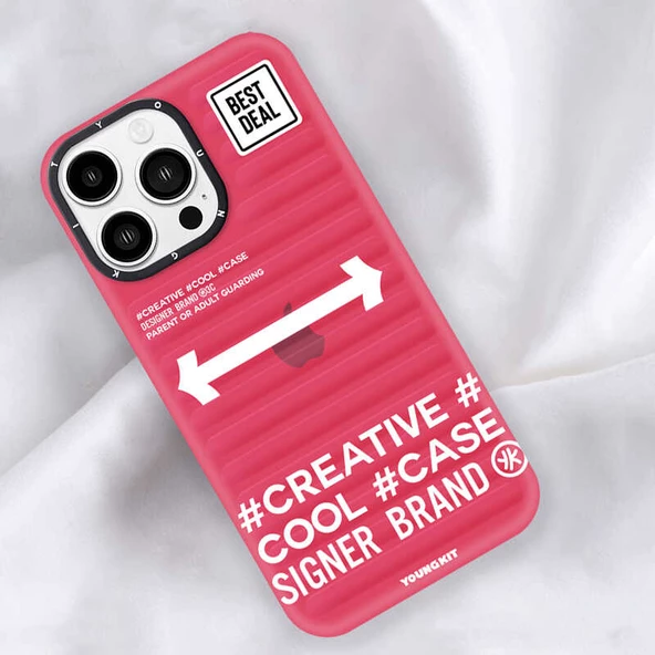 Youngkit Apple iPhone 12 Pro Max Kılıf YoungKit Luggage FireFly Serisi Kapak - Resim 8