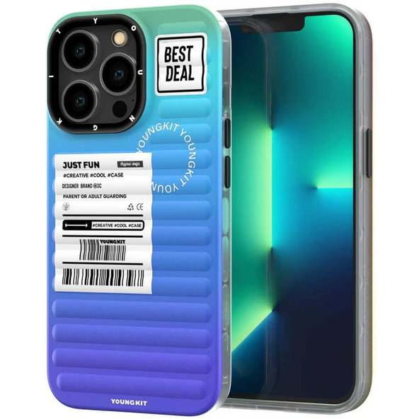 Youngkit Apple iPhone 14 Pro Kılıf YoungKit The Secret Color Serisi Kapak - 3