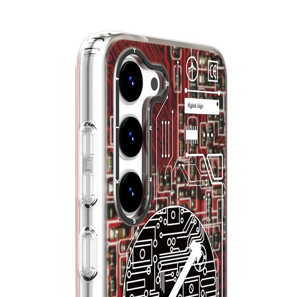 Youngkit Galaxy S23 Plus Kılıf Magsafe Şarj Özellikli YoungKit Technology Serisi Kapak - Resim 6