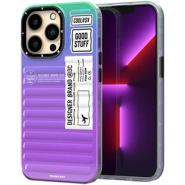 Youngkit Apple iPhone 14 Pro Kılıf YoungKit The Secret Color Serisi Kapak - 6