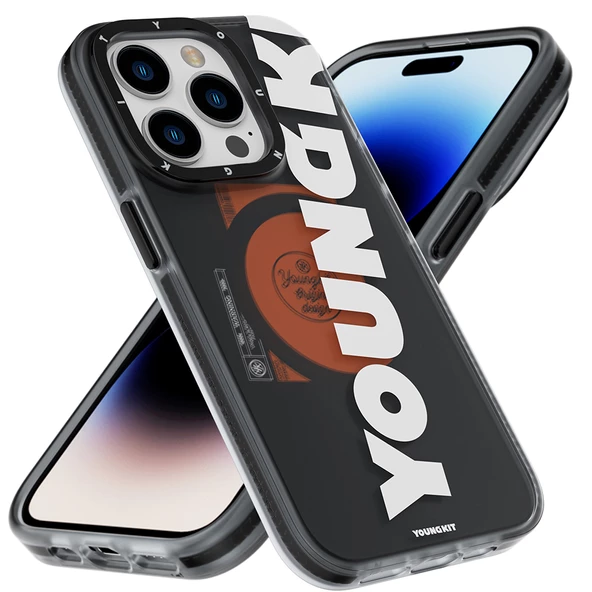 Youngkit Apple iPhone 14 Pro Kılıf Magsafe Şarj Özellikli Youngkit Binfen Serisi Yazı Temalı Kapak - Resim 9