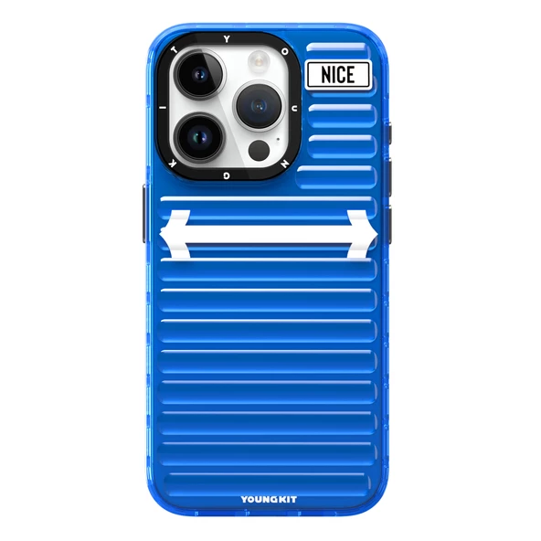 Youngkit Apple iPhone 15 Pro Max Kılıf YoungKit Luggage FireFly Serisi Kapak - Resim 2