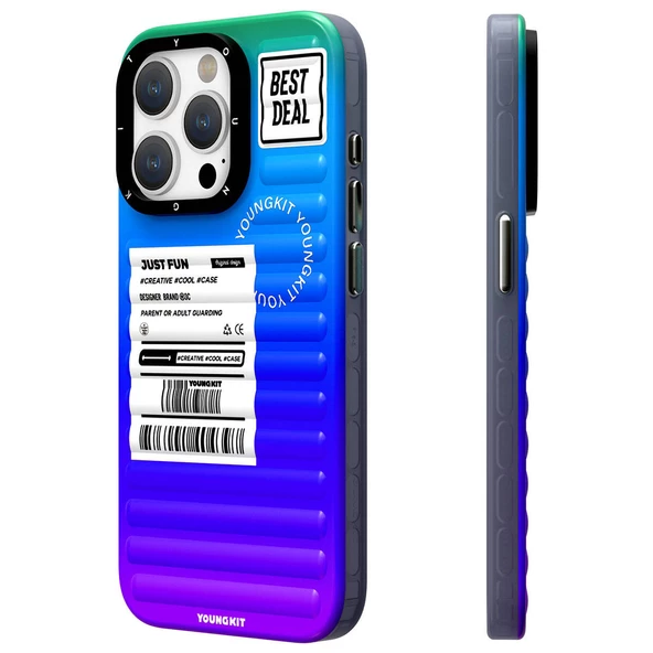 Youngkit Apple iPhone 15 Pro Kılıf YoungKit The Secret Color Serisi Kapak - 12