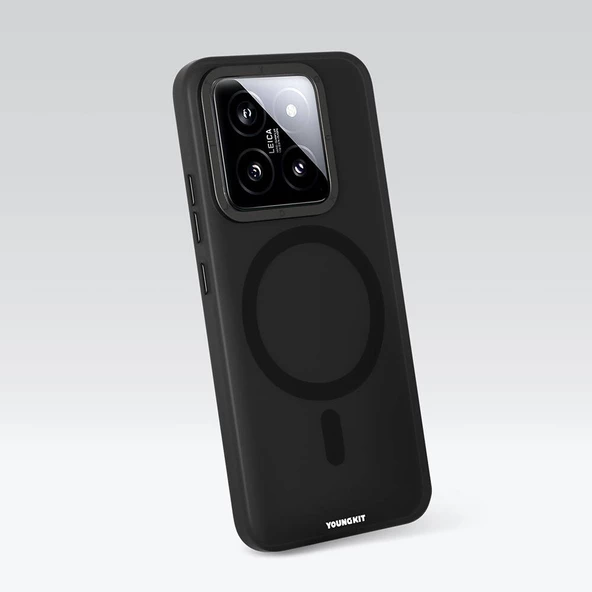 Youngkit Xiaomi Mi 14 Kılıf Magsafe Şarj Özellikli Youngkit Hidden Sand Serisi Kapak - Resim 9