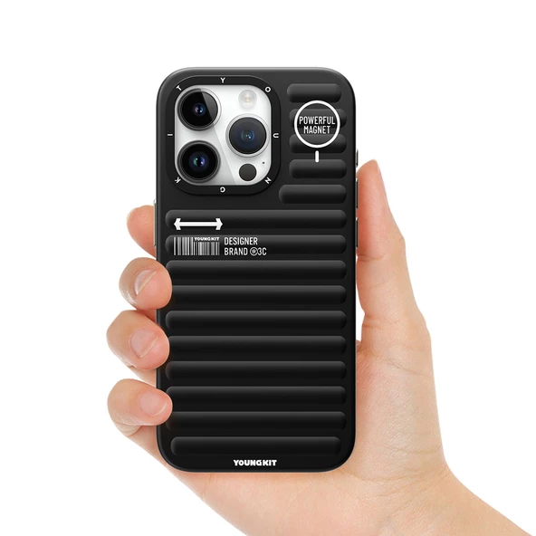 Youngkit Apple iPhone 15 Pro Kılıf Mat Renkli Tasarım YoungKit Original Serisi Kapak - 7