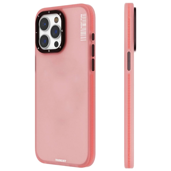 Youngkit Apple iPhone 15 Pro Kılıf Buzlu Mat Tasarım Youngkit Colored Sand Serisi Kapak - 9