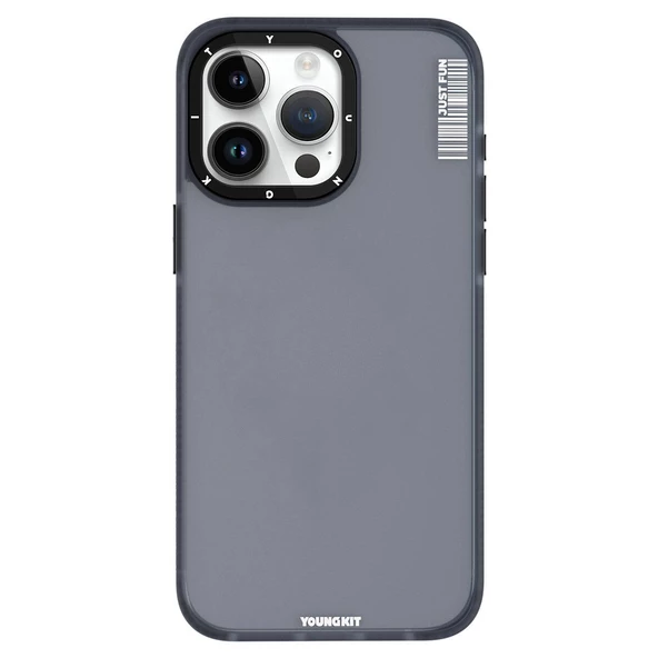 Youngkit Apple iPhone 15 Pro Max Kılıf Buzlu Mat Tasarım Youngkit Colored Sand Serisi Kapak - 11