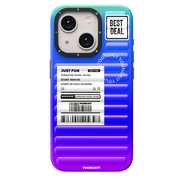 Youngkit Apple iPhone 15 Kılıf YoungKit The Secret Color Serisi Kapak - 8