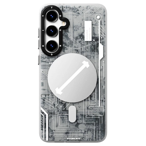 Youngkit Galaxy S24 Plus Kılıf Magsafe Şarj Özellikli YoungKit Technology Serisi Kapak - Resim 3