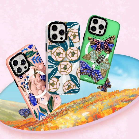 Youngkit Apple iPhone 15 Pro Max Kılıf Magsafe Şarj Özellikli YoungKit Huagu Serisi Kapak - Resim 7